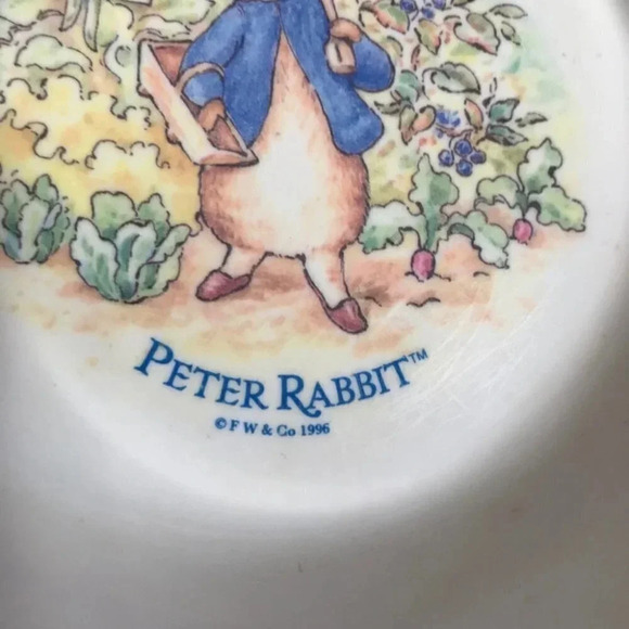 Eden Peter Rabbit Melamine Dish Set Cup Bowl 1996 - Picture 8 of 12